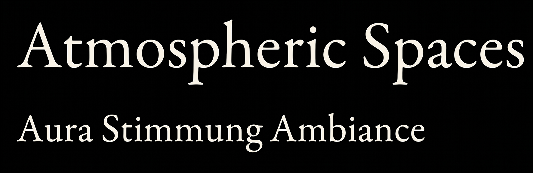 Atmospheric Spaces