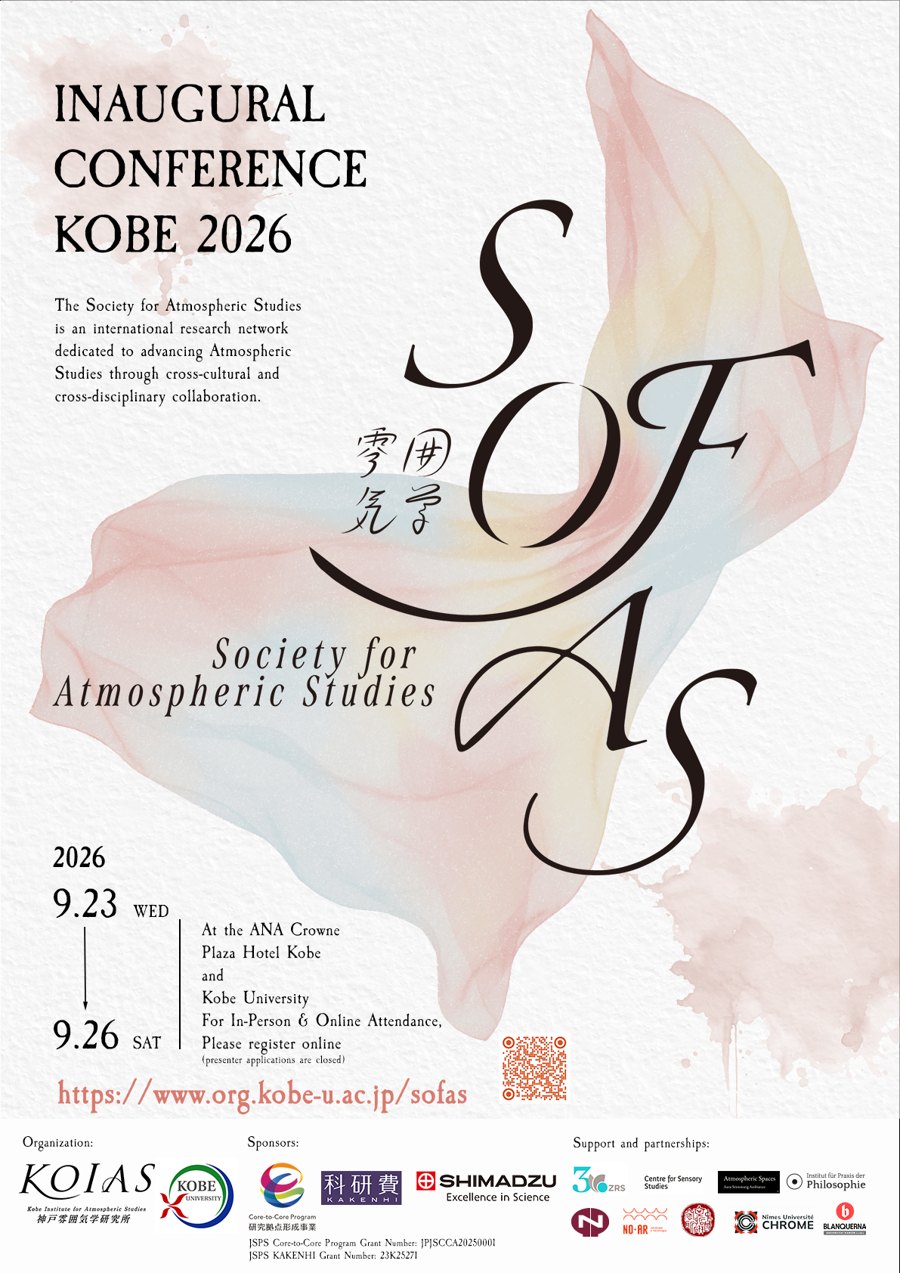 SOFAS Inaugural Conference Kobe 2026 poster